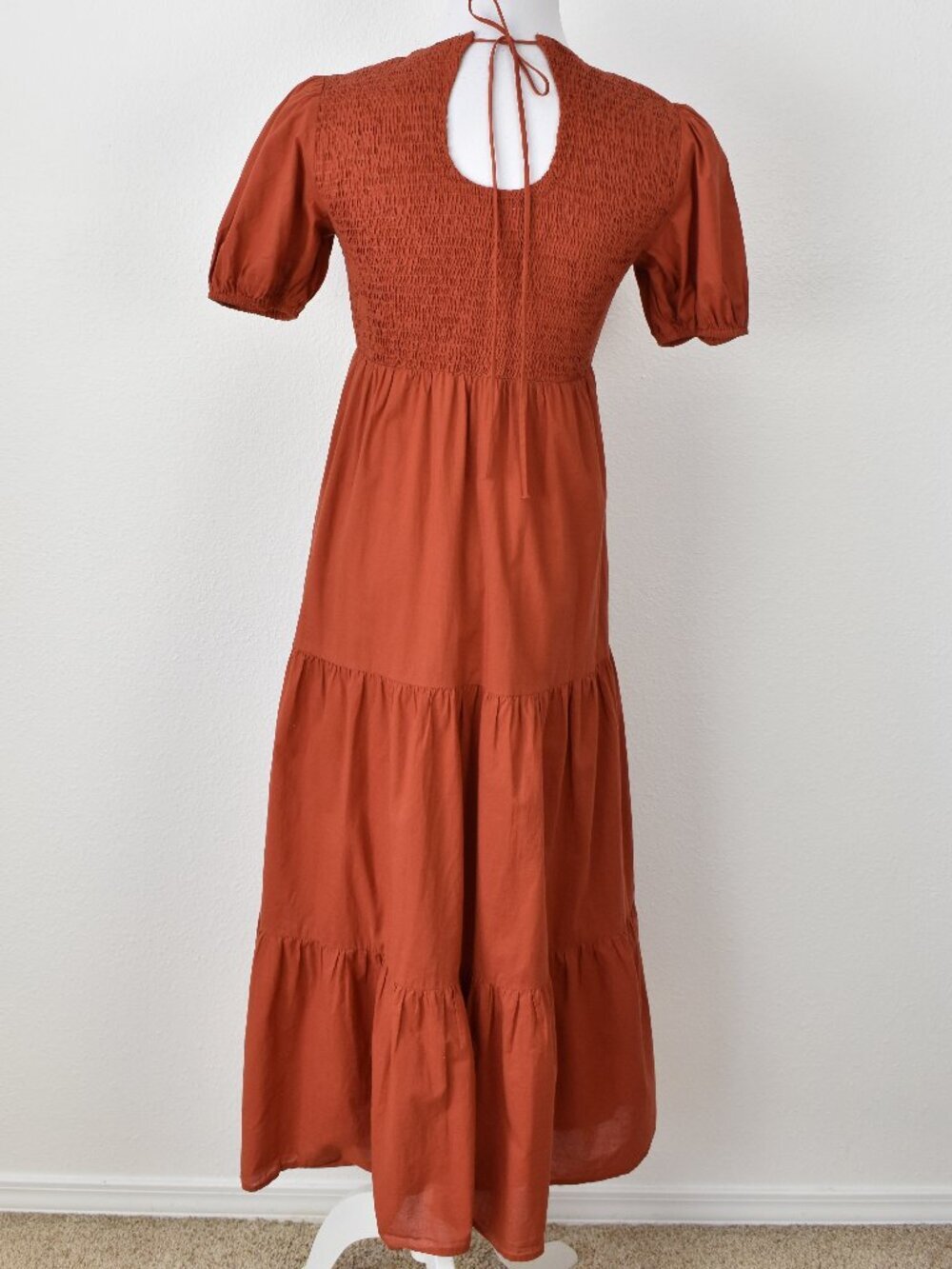 Petal & Pup Naura Shirred Tiered Midi Dress - 2 - Picture 6 of 10